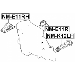 Alternative view of RIGHT ENGINE MOUNT