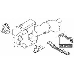 Alternative view of REAR ENGINE MOUNT