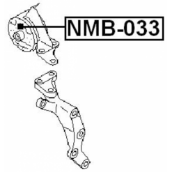 Alternative view of RIGHT ENGINE MOUNT BUSHING