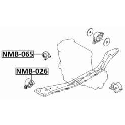 Alternative view of FRONT ENGINE MOUNT BUSHING