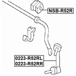 Alternative view of REAR STABILIZER BAR BUSH D26