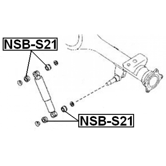 REAR SHOCK ABSORBER BUSHING - Image 2