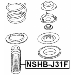 Alternative view of FRONT SHOCK ABSORBER BOOT
