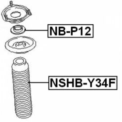 Alternative view of FRONT SHOCK ABSORBER BOOT