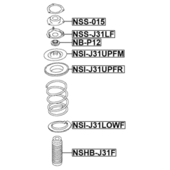 Alternative view of FRONT SPRING UPPER SEAT