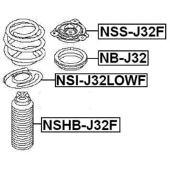 Alternative view of FRONT SPRING LOWER SEAT