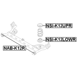Alternative view of REAR SPRING LOWER SEAT