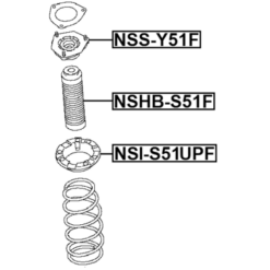 Alternative view of FRONT SPRING UPPER SEAT