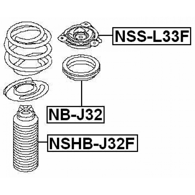 FRONT SHOCK ABSORBER MOUNTING - Image 2