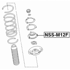 Alternative view of FRONT SHOCK ABSORBER MOUNTING