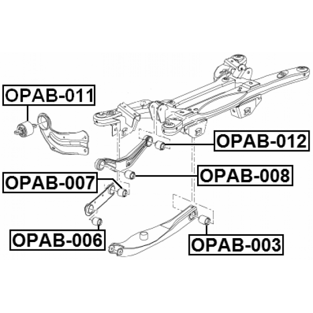 BUSHING, REAR TRANSVERSE ARM - Image 2