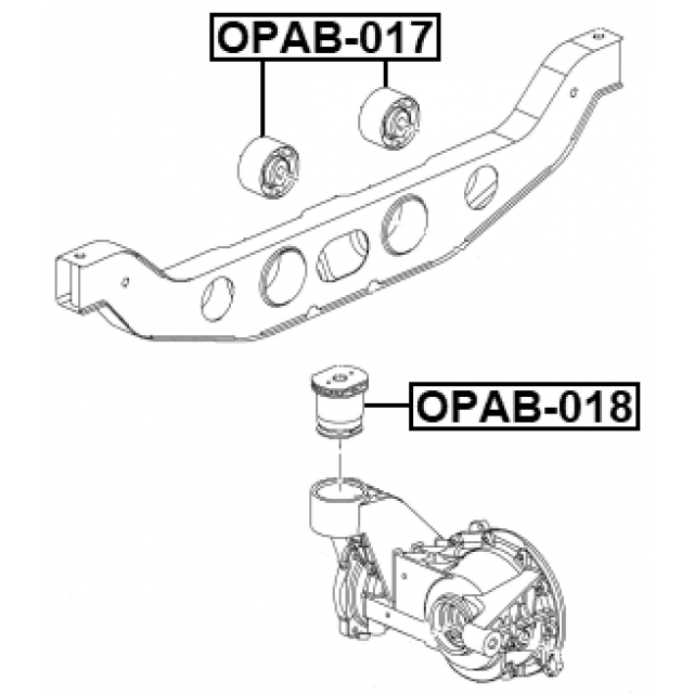 REAR DIFFERENTIAL BUSHING - Image 2