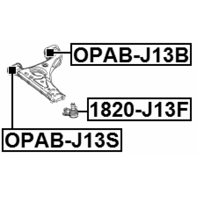 REAR BUSHING, FRONT LOWER CONTROL ARM - Image 2