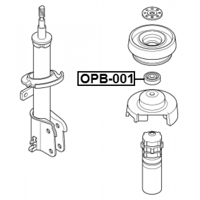 FRONT SHOCK ABSORBER BEARING - Image 2