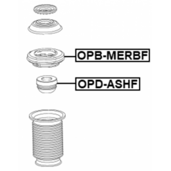 Alternative view of FRONT SHOCK ABSORBER BEARING