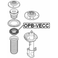 Alternative view of FRONT SHOCK ABSORBER BEARING