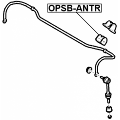 Alternative view of REAR STABILIZER BAR BUSH D24