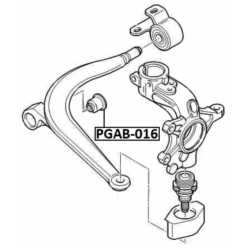 Alternative view of BUSHING, FRONT LOWER CONTROL ARM