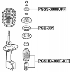 Alternative view of FRONT SHOCK ABSORBER MOUNTING