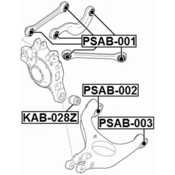 Alternative view of BUSHING, REAR LOWER CONTROL ARM