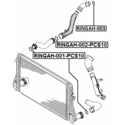 Alternative view of AIR INTAKE HOSE SEAL PCS 10