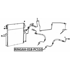 Alternative view of SEAL O-RING A/C LINE PCS 10