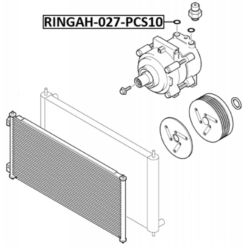 Alternative view of SEAL O-RING A/C LINE PCS 10