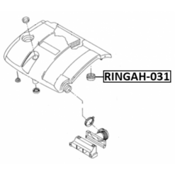 Alternative view of AIR INTAKE HOSE SEAL