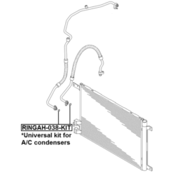 Alternative view of SEAL O-RING A/C LINE (SET)