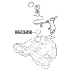 Alternative view of O-RING FUEL PUMP