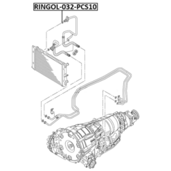 Alternative view of OIL COOLER SEAL RING PCS 10