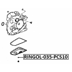 Alternative view of SEAL, OIL DRAIN PLUG PCS 10