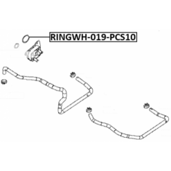 Alternative view of OIL COOLER SEAL RING PCS 10