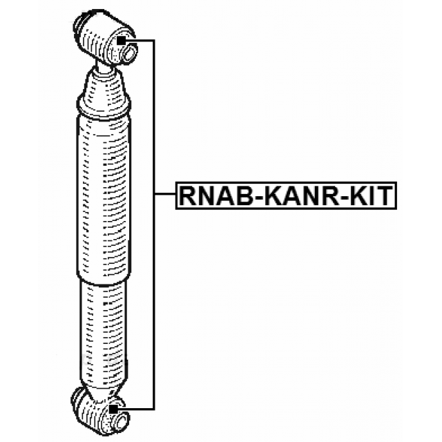 BUSHING KIT, REAR SHOCK ABSORBER - Image 2