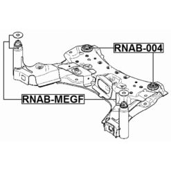 Alternative view of SUBFRAME BUSHING