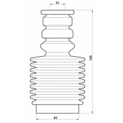 Alternative view of BOOT WITH JOUNCE BUMPER FRONT SHOCK ABSORBER KIT