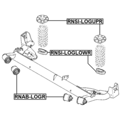 Alternative view of REAR SPRING LOWER SEAT