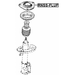 Alternative view of FRONT SHOCK ABSORBER MOUNTING