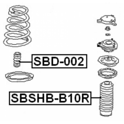 Alternative view of REAR SHOCK ABSORBER JOUNCE BUMPER