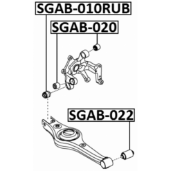 Alternative view of REAR ARM BUSHING