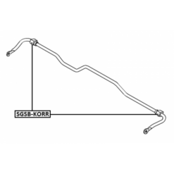 Alternative view of REAR STABILIZER BAR BUSH D15.2