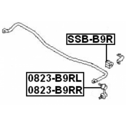 Alternative view of REAR STABILIZER BAR BUSH D15