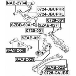 Alternative view of REAR KNUCKLE BUSHING