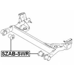 Alternative view of REAR CROSSMEMBER BUSHING
