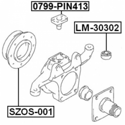 Alternative view of REPAIR KIT SEAL SUB-ASSY STEERING KNUCKLE
