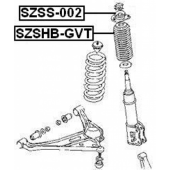 Alternative view of FRONT SHOCK ABSORBER MOUNTING