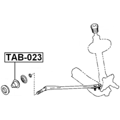 Alternative view of FRONT TORSION BAR BUSHING
