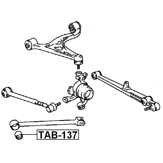 BUSHING, REAR TRAILING ARM - Image 2