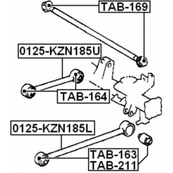 Alternative view of BUSHING, REAR TRAILING ARM