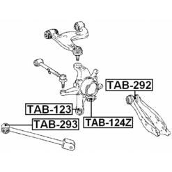 Alternative view of REAR ROD BUSHING